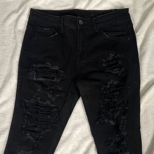 Pheelings Distressed Black Men’s Flare Stacked Jeans! Size 30